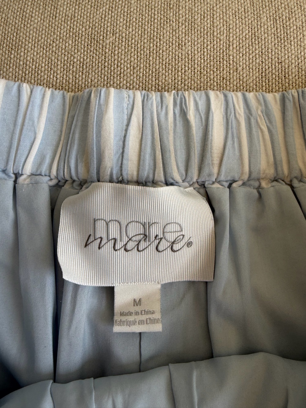 ANTHROPOLOGIE Mare Mare Drop-Waist Striped Maxi Skirt Size Medium - Picture 8 of 9